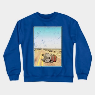 Adios Armadillo (2-sided shirt) Crewneck Sweatshirt